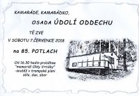 Pozvánka na potlach Údolí oddechu